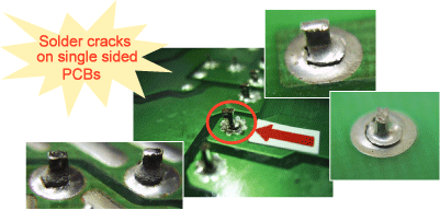 No solder clacks even with Lead-free soldering