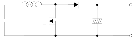 Figure 1.13Step-up chopper