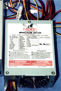 Photo 2.7 Relation between output and color must be confirmed with product label.