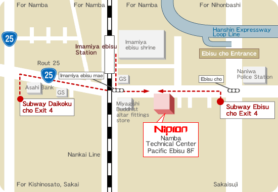 ニプロン 企業情報 事業所 グループ企業 会社概要 Map 難波技術センター